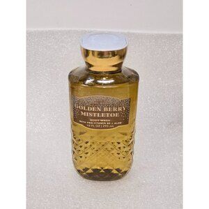 Bath & Body Works Golden Berry Mistletoe Body Wash Shower Gel 10 Fl Oz